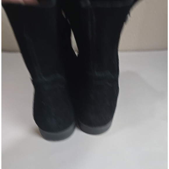 Frye & Co Sarah Shortie Black Suede Pull On Ankle Booties Womens Size 10M - Picture 3 of 7